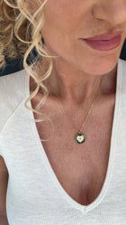 Reversible Enamel Heart Necklace