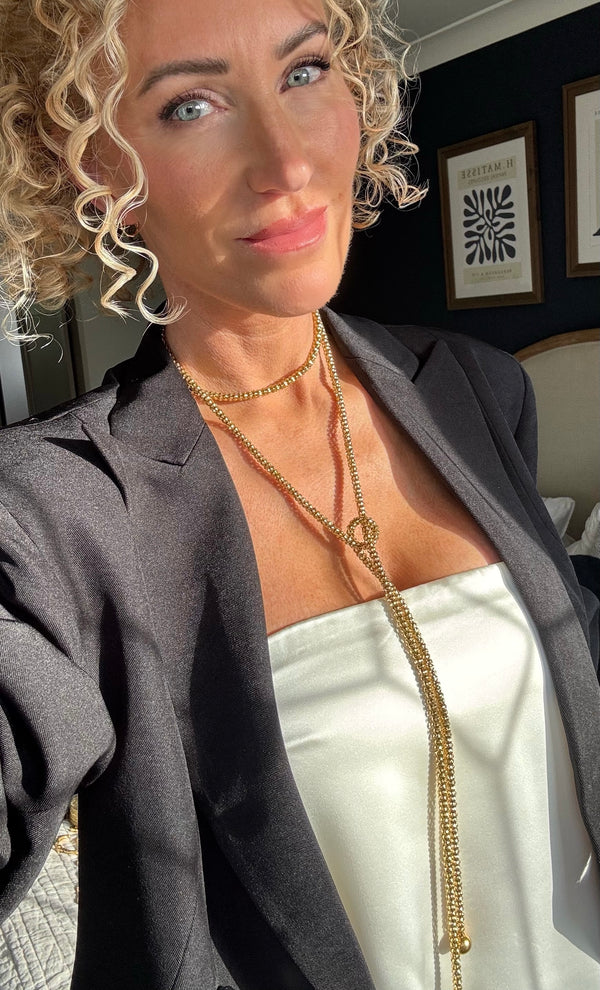 ‘Rixi’ - Wraparound Chain Rope Necklace (Gold or Silver)