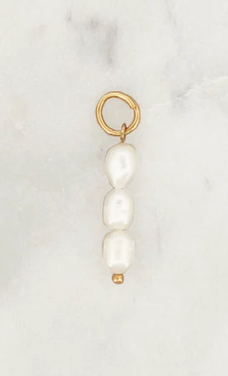 Triple Pearl Charm
