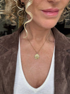 Sunrise Medallion Necklace