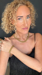 ‘Betsy’ - Basket Weave Necklace Without Toggle