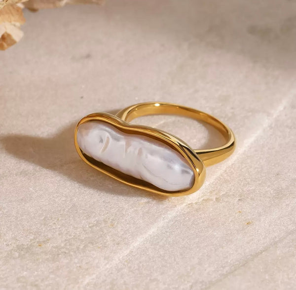 ‘Moonlight’ Pearl Ring