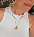 Astrée Sun and Moon Coin Necklace