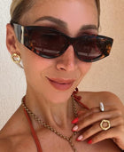 Hammered O Earrings