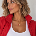 Red Hot Chilli Necklace