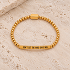 ‘Don’t Let The Hard Days Win’ Bracelet (Gold)