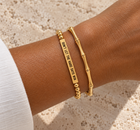 ‘Don’t Let The Hard Days Win’ Bracelet (Gold)