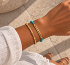 ‘Don’t Let The Hard Days Win’ Bracelet (Turquoise)