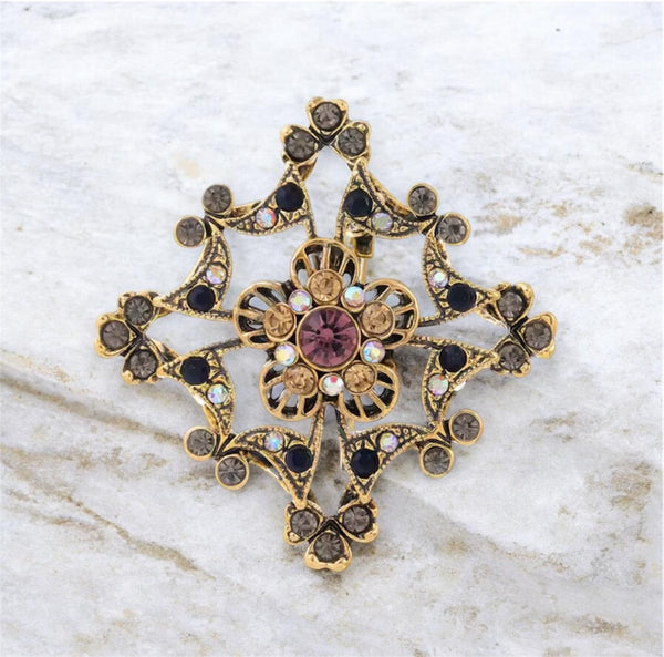 Vintage ‘Marcella’ Crystal Brooch