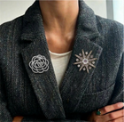 Camellia Crystal Brooch