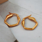 Molten Gold Hoops
