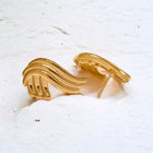 ‘Coco’ - Wave Stud Earrings