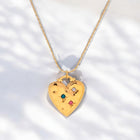 Celestial Heart Charm Necklace