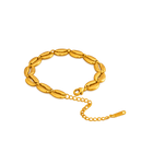 Gold Cowrie Shell Bracelet