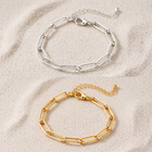 Paperclip Bracelet (Gold or Silver available)