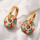 ‘Amira Blossom’ Hoop Earrings