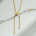 The Linea Drop Necklace