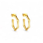 Medium Bamboo Hoop Earrings