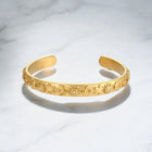‘Aurora’ - Sun, Moon and Stars Gold Bangle