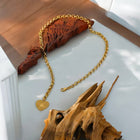 ‘Amalfi’ - Curb Chain Heart Necklace