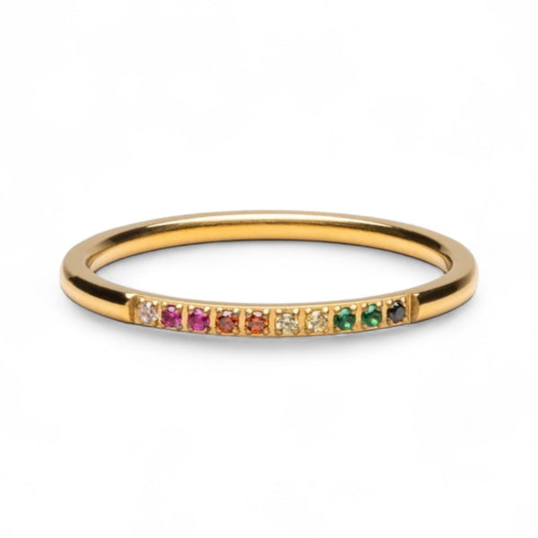 Golden Rainbow Ring