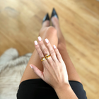 Double Star Crystal Ring