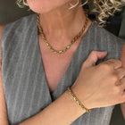 Camille Chunky Gold Link Necklace