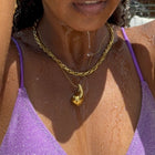 Camille Chunky Gold Link Necklace