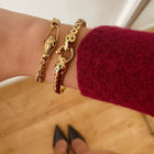 Serpent Snake Chain Link Bracelet (Gold or Silver)