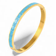 ‘Mykonos’ Icon Enamel Bangle