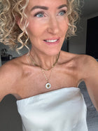 ‘Sunna’ - Mother of Pearl Sun Talisman Necklace
