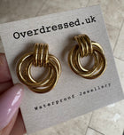 ‘Olivia’ Gold Knot Earrings