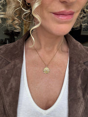 Sunrise Medallion Necklace