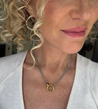 ‘Havana’ Mixed Metals Ring Necklace