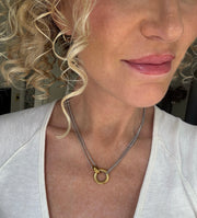 ‘Havana’ Mixed Metals Ring Necklace