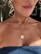 Golden Eclipse Dual Necklace