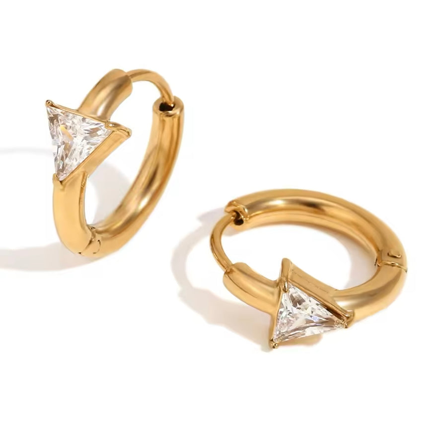 Prism Glow Hoop Earrings