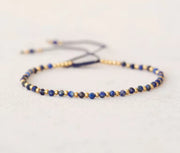 Gemstone Beaded Friendship Bracelet – Adjustable & Waterproof