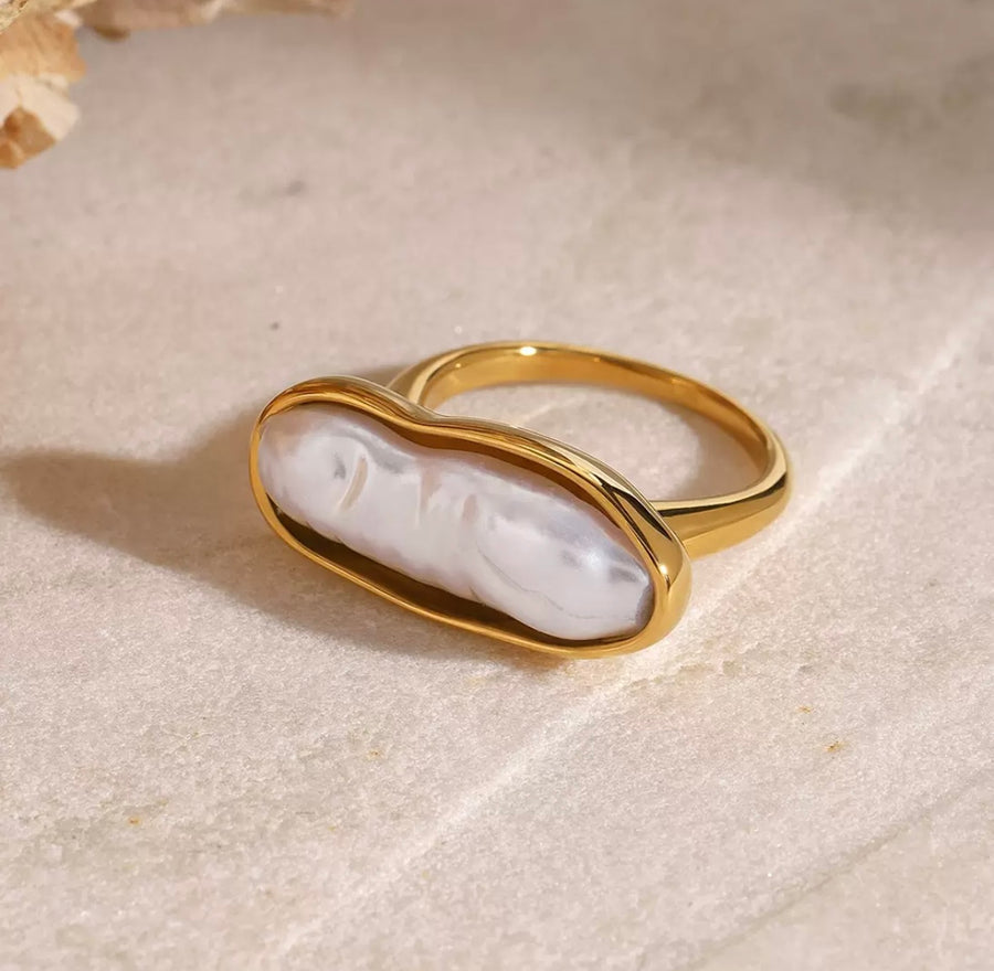 ‘Moonlight’ Pearl Ring