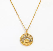 Sunrise Medallion Necklace