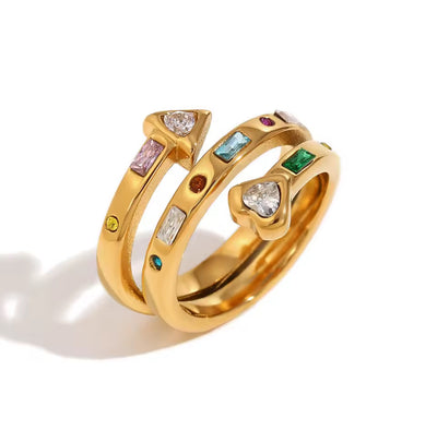 Arrow Luxe Gemstone Ring