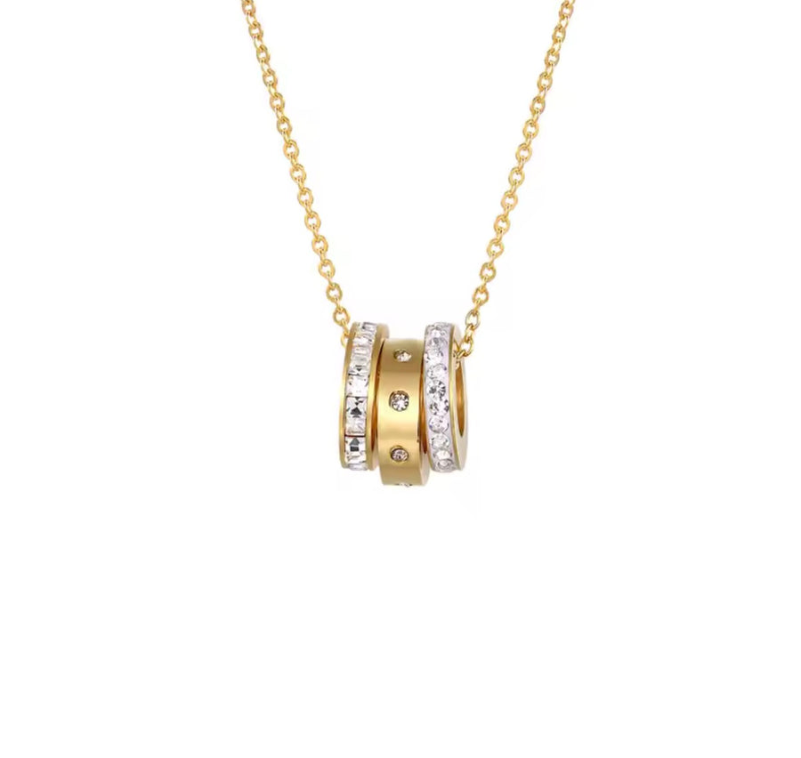 Trinity Spark Pendant Necklace