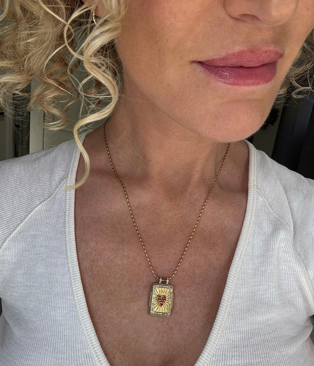 ‘All You Need Is Love’ pendant necklace