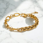 ‘Cassie’ - Dual Link Bracelet (Gold or Silver)