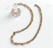 ‘Lanni’ - Two Tone Chunky Link Necklace