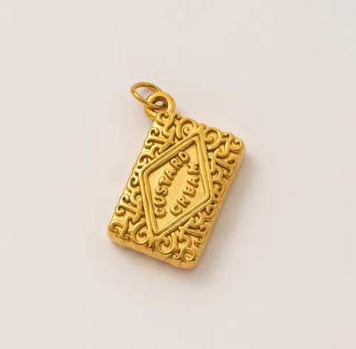 ‘Custard Cream’ Biscuit Charm