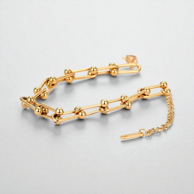 Serena Ball Bracelet in Gold
