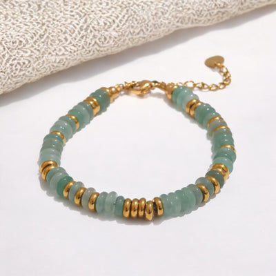 Jade and Gold Sweetie Bracelet