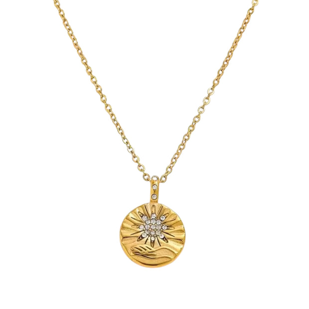 Golden Sunburst Necklace