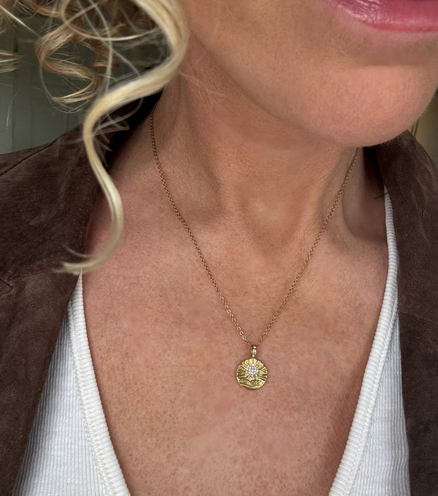 Golden Sunburst Necklace